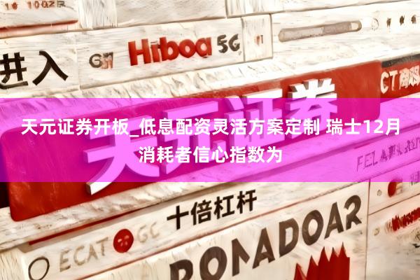 天元证券开板_低息配资灵活方案定制 瑞士12月消耗者信心指数为